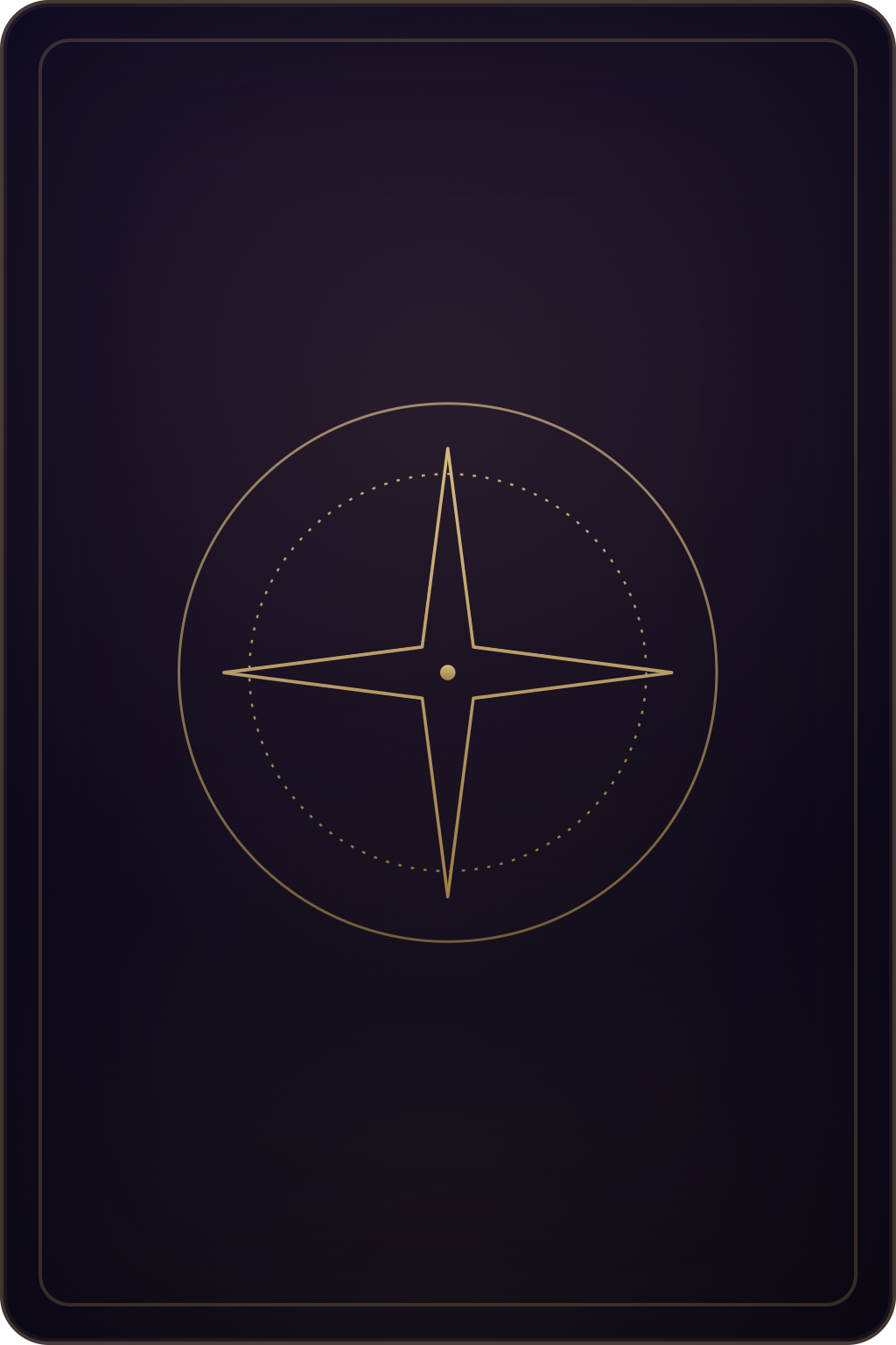 Rückseite einer Trimargi-Tarotkarte